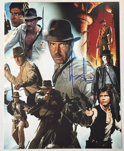 Harrison ford signed photo - ford,
