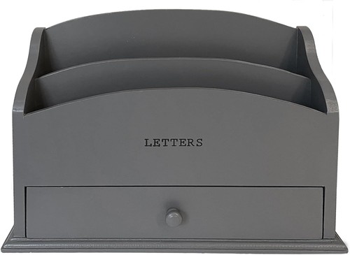Wooden letter rack - wooden,