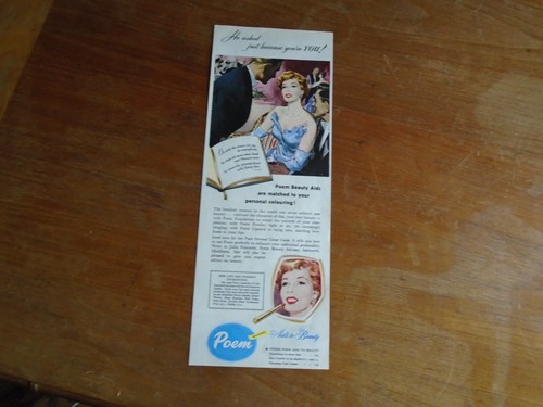Vintage advert poem aids - vintage,