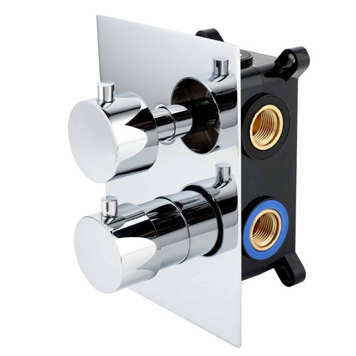 Chrome way diverter - chrome, 3