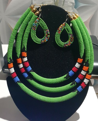 African set necklace - set,