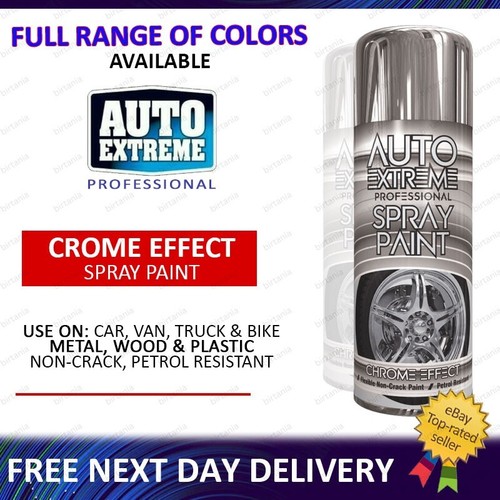 Auto chrome effect - spray, paint