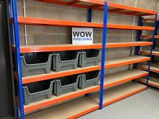 WOW300kg Warehouse Racking Shelving Extra Heavy Duty Storage Garage Workshop New