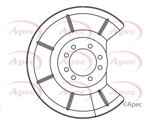 Apec brake disc splash - apec,