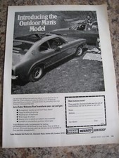 CAPRI OUTDOOR MAN'S MODEL TUDOR WEBASTO SUN ROOF 1969 ADVERT A4 SIZE FILE 10