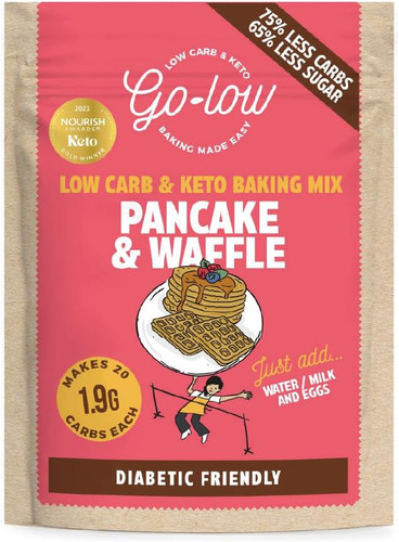 Low keto pancake waffle - pancake,