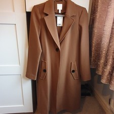 H&M Women's Camel Coat Size XS