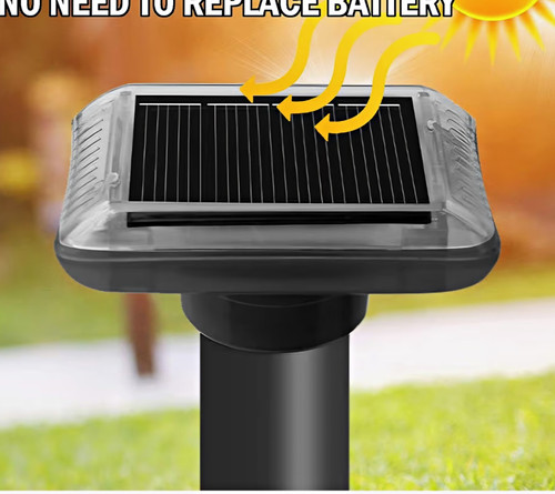 Solar powered sonic ground - powered,
