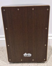 Atlas Cajon Drum with Snares. Comes with Carry Bag. 30x30x50cm.
