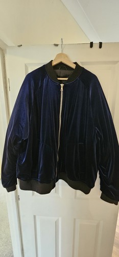 Navy velvet bomber - bomber, jacket
