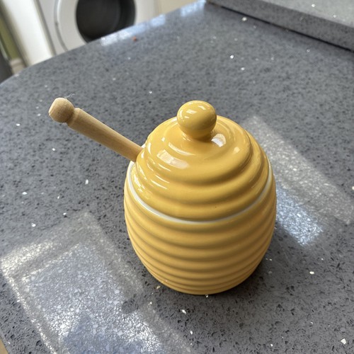 Honey pot porcelain bartlett - honey,