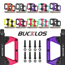 9/16" Flat/Platform Pedals Bearing Widen Mountain BMX Bike For Shimano/Rockbros