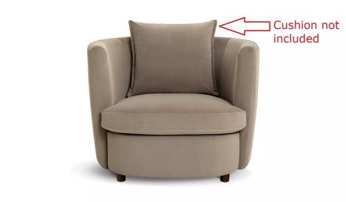 Latte velvet cuddle - latte, chair