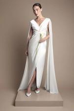 Coast Ivory A-Line Dress Womens Bridal Dresses