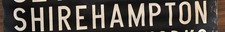 1969 Bristol area Bus blind destination - Shirehampton