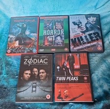 Dvd Lot. Of 5. Twin Peaks,zodiac,Horror 1 2 Disc Set, Abe Lincon Vampire Hunter