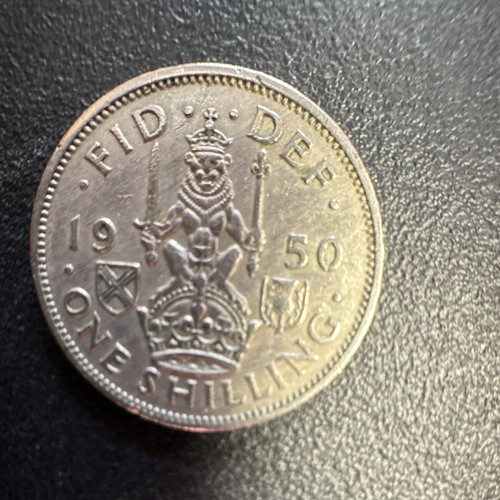 1950 george shilling coin - george,