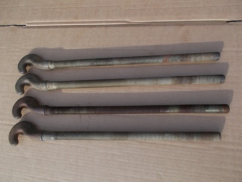 Qty threaded hooks - 4,