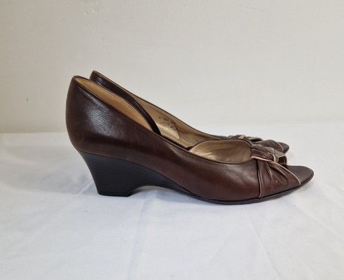 Gabor brown leather shoes - shoes, size