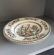 Johnson Bros vintage Indian Tree soup plates / pasta bowls - x 2, c 1980s