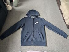 Jack Wills Hoodie Blue White Speckled Full Zip Size Medium very nice condition 