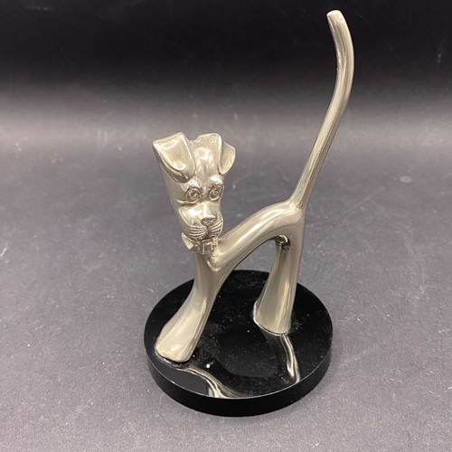 Seba silver plated dog - seba, ring