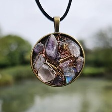 Handmade orgone pendant - orgone,