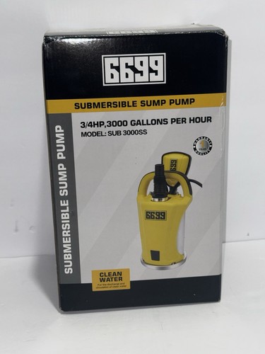 4hp submersible water - 3/4hp,