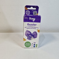ITSY GUZZLER Teats 3-in-1 Baby Bottle  And cartons Adapter Kit Teat Purple