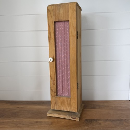 Vtg wood toilet paper - wood,
