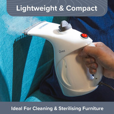 Quest 42140 800W Portable Garment & Fabric Steamer / Use on Clothes, Furniture,