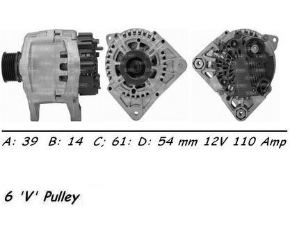Wai alternator 110amp for - wai,
