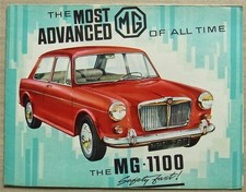 MG 1100 Car Sales Brochure Apr