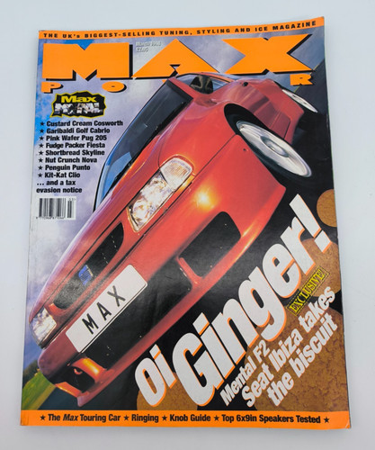 Max power magazine march 1998 - march,
