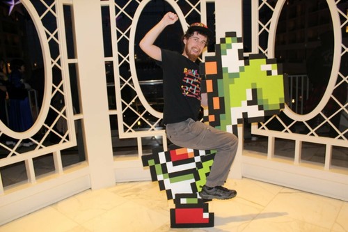 Yoshi pixel cosplay bit - yoshi,