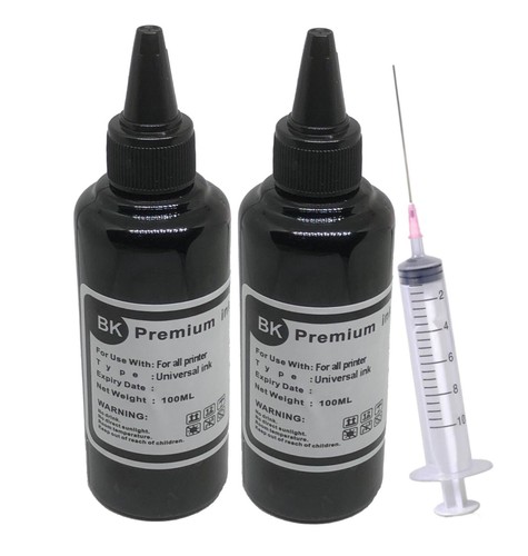 Premium black refill ink kit - refill,
