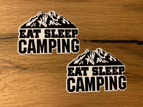 Camping stickers offroad - 2x,