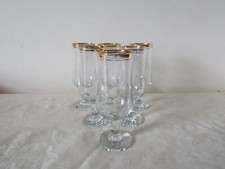 Vintage Retro Clear Set of 6
