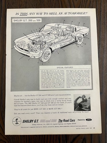 1967 shelby cobra 350 500 - 1967, 350/500