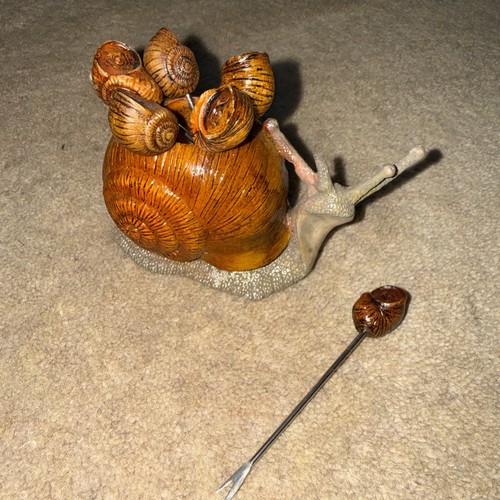 Vintage brown snail - vintage,