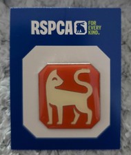 RSPCA Cat Metal Pin Animal Badge