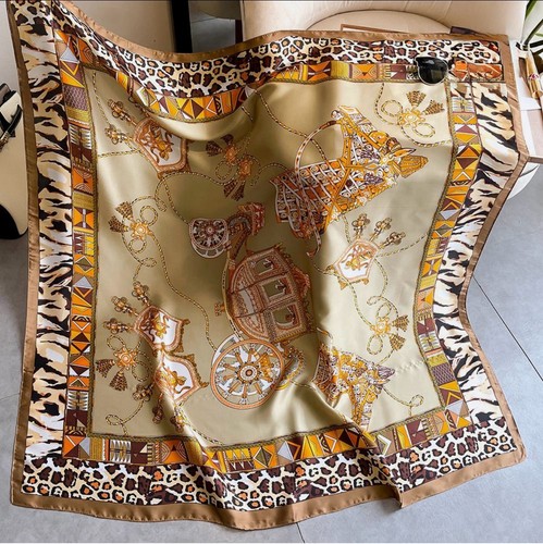 Large imitation silk scarf 110 - imitation, scarf(110