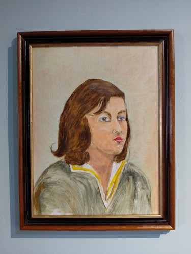 Vintage original oil board - oil,