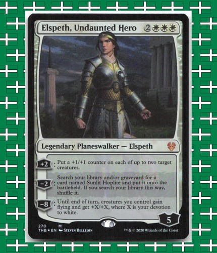 Elspeth undaunted hero mtg - undaunted,