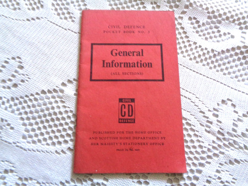 1961 civil defence pocket book - civil,