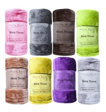 Velvet Touch Extra Large Throw Super Soft Sofa Bed Blanket Raschel Throws 