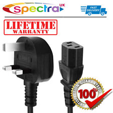 UK Mains 3 Prong Power Lead