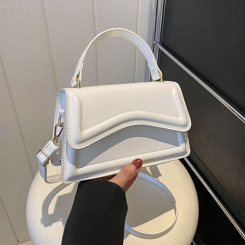 Leather messenger bag solid - pu,