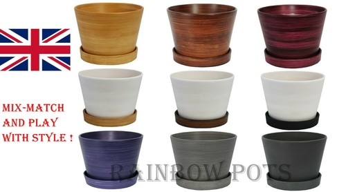 Ceramic plant pots - ,