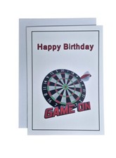 BIRTHDAY CARD FOR DARTS FANS -